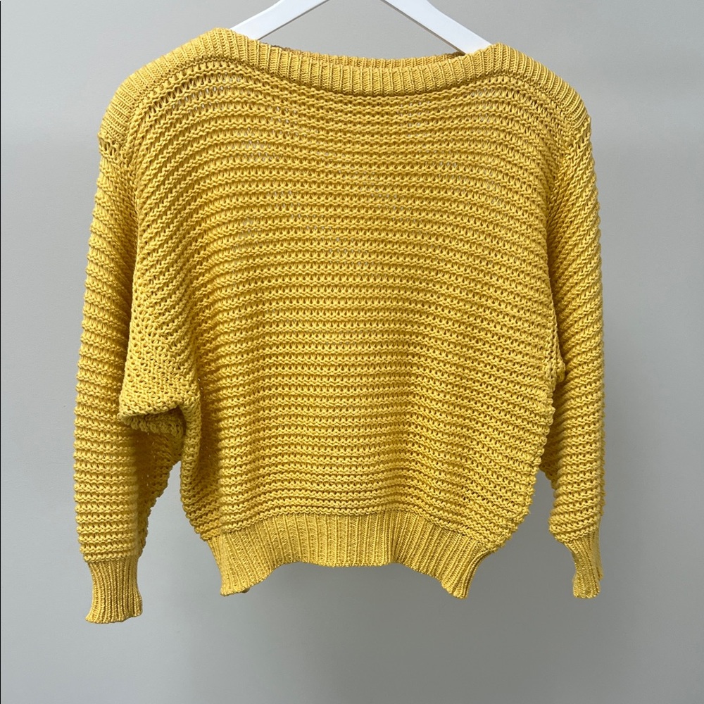 Escada Mustard Knit Sweater